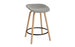 Mat Barstool 65 Full Upholstery Wood by Normann Copenhagen