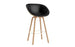 Mat Bar Armchair 75 cm Front Upholstery Wood by Normann Copenhagen