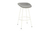 Mat Barstool 75 Front Upholstery Steel by Normann Copenhagen