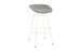 Mat Barstool 75 Front Upholstery Steel by Normann Copenhagen