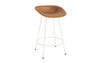 Mat Barstool 65 Front Upholstery Steel by Normann Copenhagen