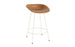Mat Barstool 65 Front Upholstery Steel by Normann Copenhagen