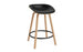 Mat Barstool 65 Front Upholstery Wood by Normann Copenhagen