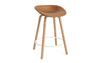 Mat Barstool 65 Full Upholstery Wood by Normann Copenhagen
