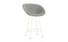 Mat Bar Armchair 65 cm Front Upholstery Steel by Normann Copenhagen