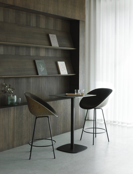Mat Bar Armchair 65 cm Front Upholstery Steel by Normann Copenhagen