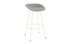 Mat Barstool 75 Front Upholstery Steel by Normann Copenhagen
