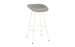 Mat Barstool 75 Front Upholstery Steel by Normann Copenhagen
