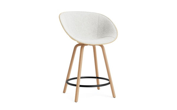 Mat Bar Armchair 65 cm Front Upholstery Wood by Normann Copenhagen