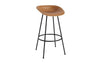 Mat Barstool 75 Front Upholstery Steel by Normann Copenhagen