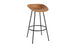 Mat Barstool 75 Front Upholstery Steel by Normann Copenhagen