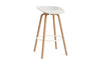 Mat Barstool 75 Full Upholstery Wood by Normann Copenhagen
