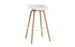 Mat Barstool 75 Full Upholstery Wood by Normann Copenhagen
