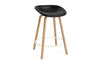 Mat Barstool 65 Full Upholstery Wood by Normann Copenhagen