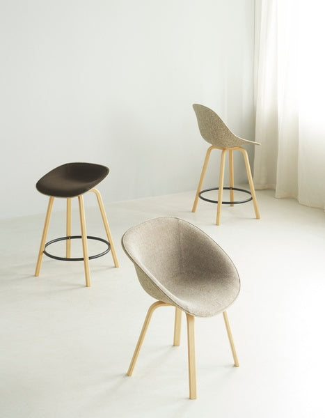 Mat Bar Chair 75 Wood by Normann Copenhagen