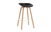 Mat Barstool 75 Full Upholstery Wood by Normann Copenhagen