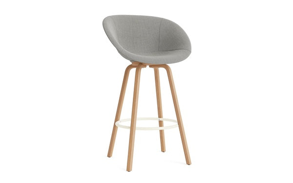 Mat Bar Armchair 75 Full Upholstery Wood by Normann Copenhagen