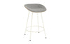 Mat Barstool 65 Front Upholstery Steel by Normann Copenhagen