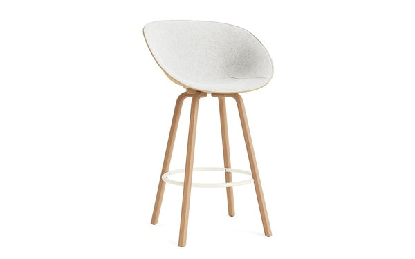 Mat Bar Armchair 75 cm Front Upholstery Wood by Normann Copenhagen