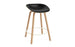 Mat Barstool 65 Front Upholstery Wood by Normann Copenhagen