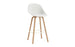Mat Bar Chair 75 Full Upholstery Wood by Normann Copenhagen