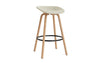 Mat Barstool 75 Full Upholstery Wood by Normann Copenhagen