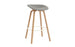 Mat Barstool 75 Full Upholstery Wood by Normann Copenhagen