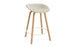 Mat Barstool 65 Front Upholstery Wood by Normann Copenhagen