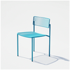 The Rachel Chair by Bend Goods, a stylish seating piece with a modern metal frame and woven seat in a contemporary design.