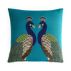 Peacock Beaded Pillow by Jonathan Adler