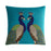 Peacock Beaded Pillow by Jonathan Adler