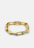 Gold plated Relier Petit bracelet by Skultuna, showcasing a delicate and stylish accessory with a sleek design.