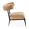 Rider Klismos Chair - Varese Camel by Jonathan Adler