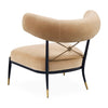 Rider Klismos Chair - Varese Camel by Jonathan Adler