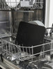 Rig-Tig CUT-IT chopping board in black, 31 cm, dishwasher-safe, with a sleek design suitable for kitchen food prep.