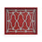 Jonathan Adler Rita lacquer tray with vibrant red finish, featuring sleek rectangular shape and modern design for stylish accessories.