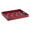 Jonathan Adler Rita lacquer tray with a sleek, glossy finish, perfect for stylish home accessories and organization.