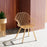 Rita Chair by Bend Goods, modern metal seating with a sleek, minimalist design, shown in a stylish indoor setting.