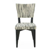 Rive Gauche Dining Chair - Stratus Black Ivory by Jonathan Adler