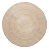 Tapis Sage - Rond, Naturel - Hübsch