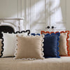 Santorini Black Border Pillow by Jonathan Adler
