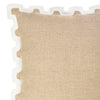 Santorini White Border Pillow by Jonathan Adler