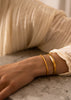 Chêne Raw Cuff - Gold Plated by Skultuna