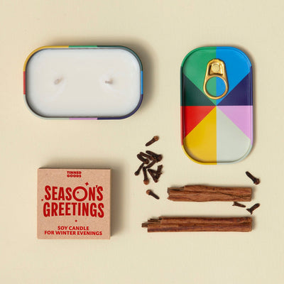 Tinned Goods - Season's Greetings Candle by Block Design
