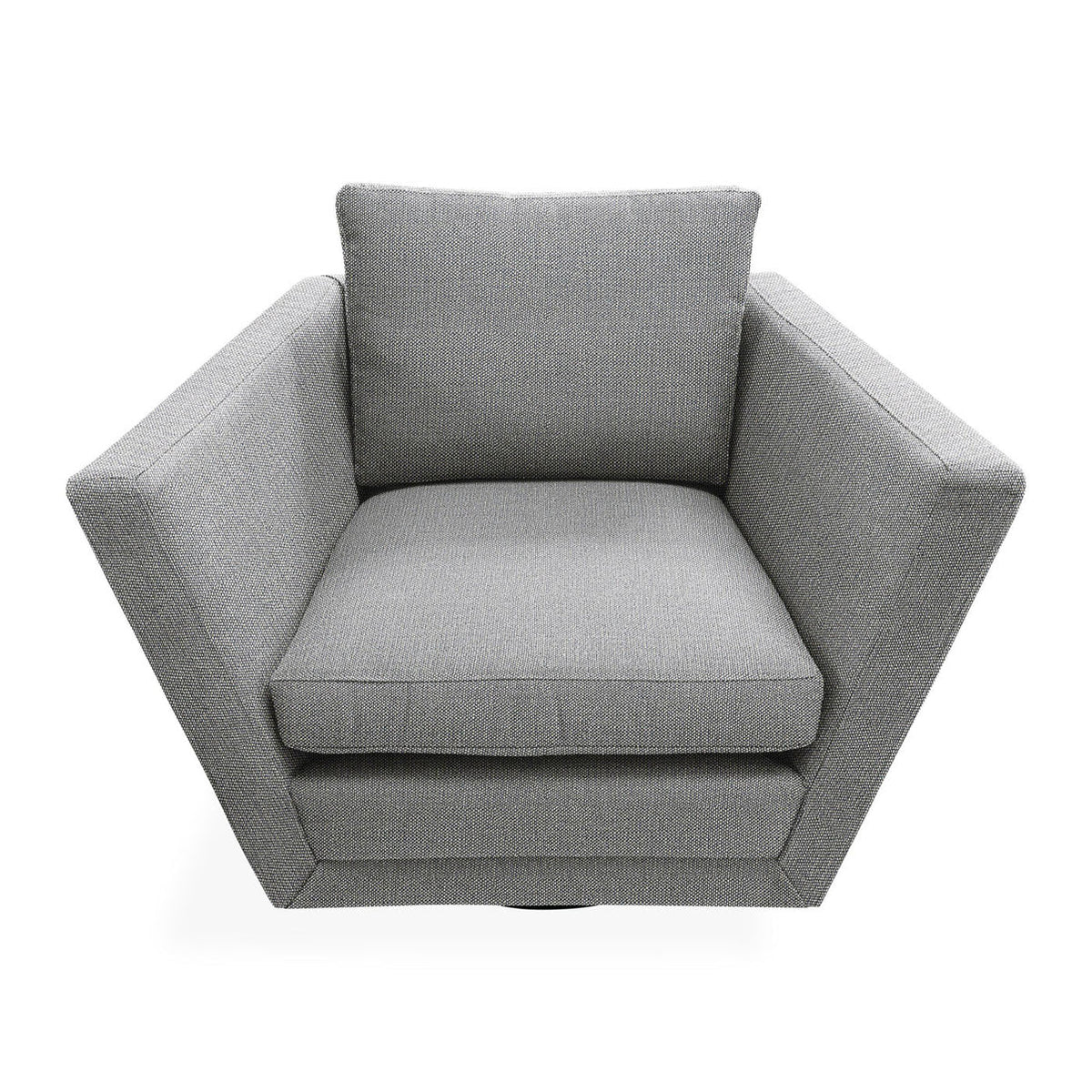 Sebastian Swivel Chair - Gent Blue by Jonathan Adler