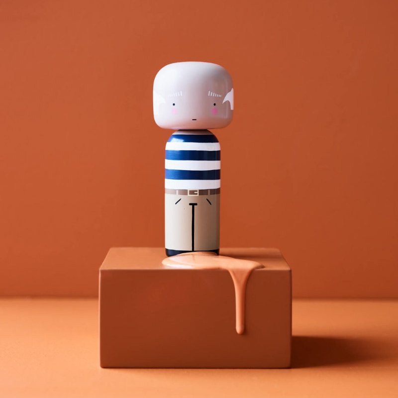 Kokeshi Doll - Pablo by Lucie Kaas