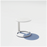 White Tube Side Table by Bend Goods, modern minimalist table with sleek metal design, perfect for contemporary living spaces.