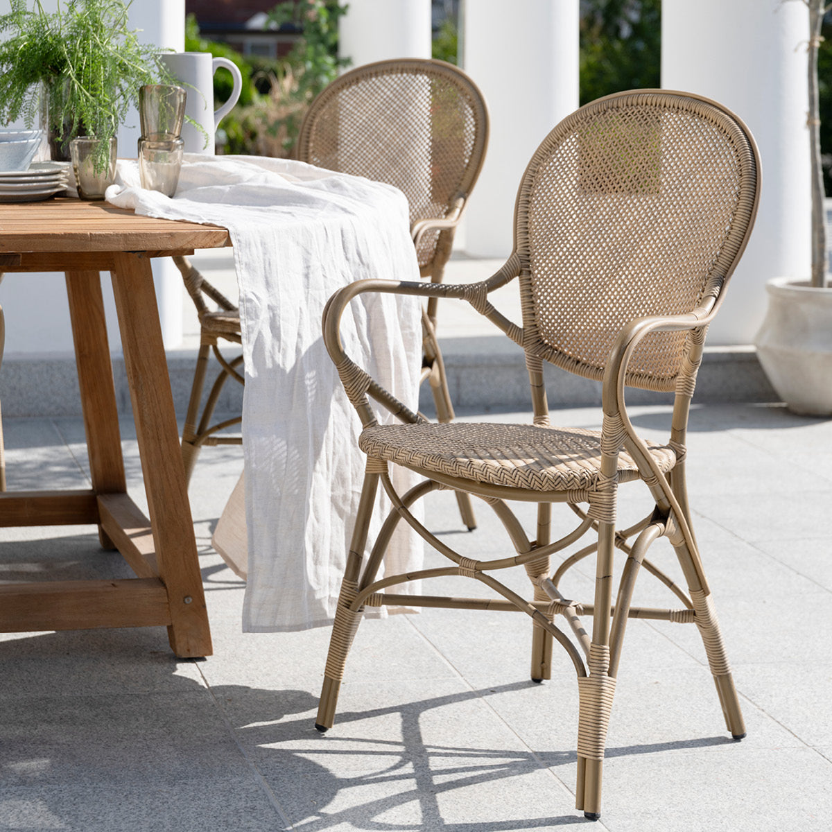 Fauteuil d'extérieur Rossini par Sika