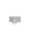 Caroline Side Table Exterior W/ Glass Top by Sika