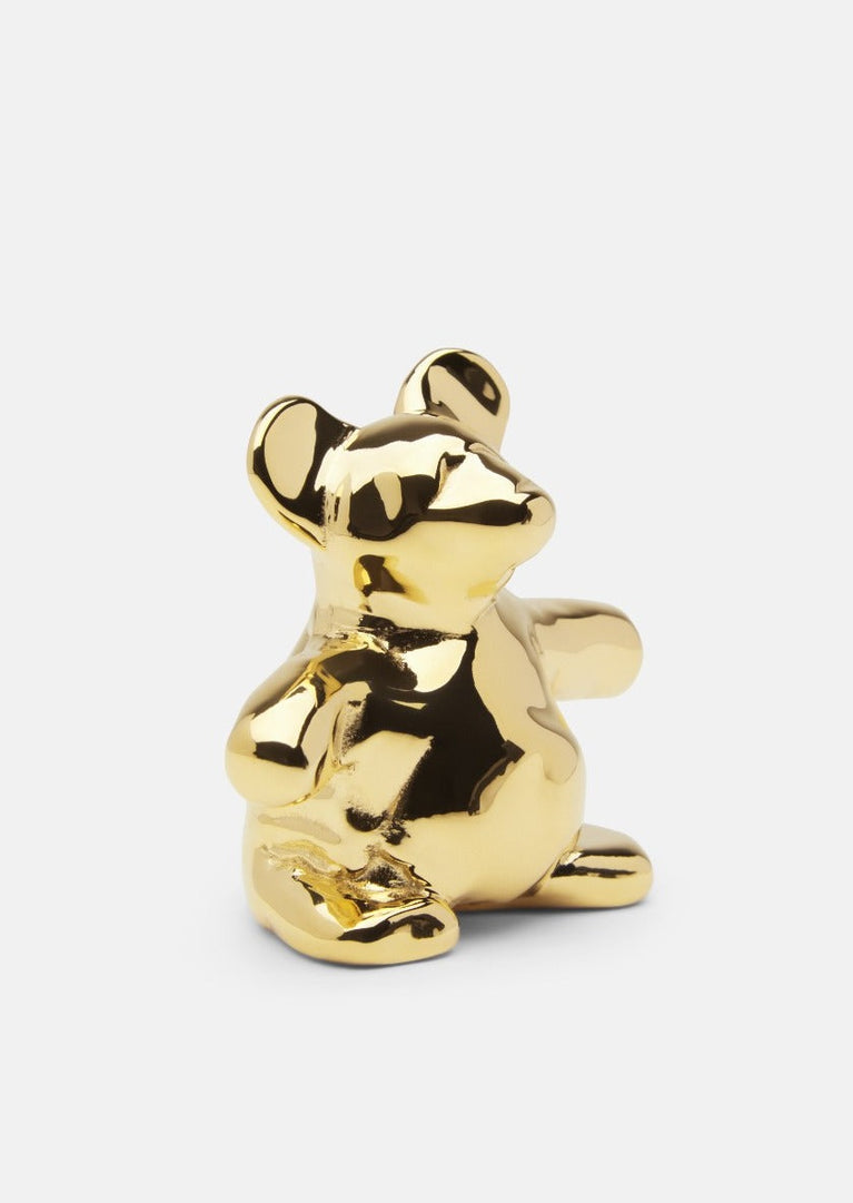 Soft beige Skultuna Teddy Bear accessory with detailed stitching and plush texture, perfect as a decorative item.